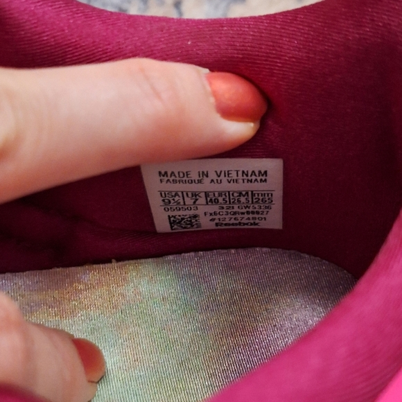 Reebok Maroon and Navy Sneakers - Picture 11 of 13